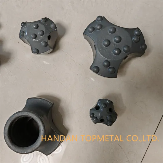 Self Drilling Hollow Anchor Bars Button Bits for Slope Support Fixing T76