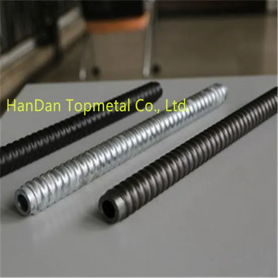 R25 Threaded Hollow Bar for Slope Stabilization 