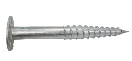 Q235 Solar Mounting System Helical Piles Anchor Pile Ground Screw 