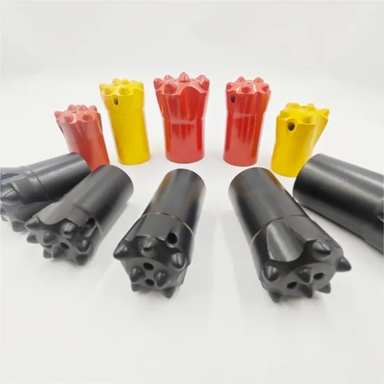 Self Drilling Tools Tungsten Carbide Tapered Button Bits for Anchor Bar 